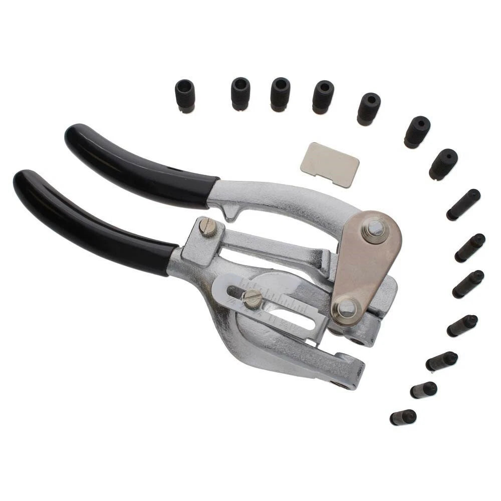 Beadsmith Mighty Punch Metal Hole Punch Kit, 7 Dies & Punches, Up to 16 Gauge