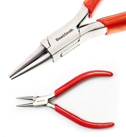BeadSmith Slim Line Round Nose Pliers, 4-3/4"