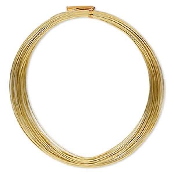 Anodized Aluminum Round Wrapping Wire, 20 Gauge, 45 Feet