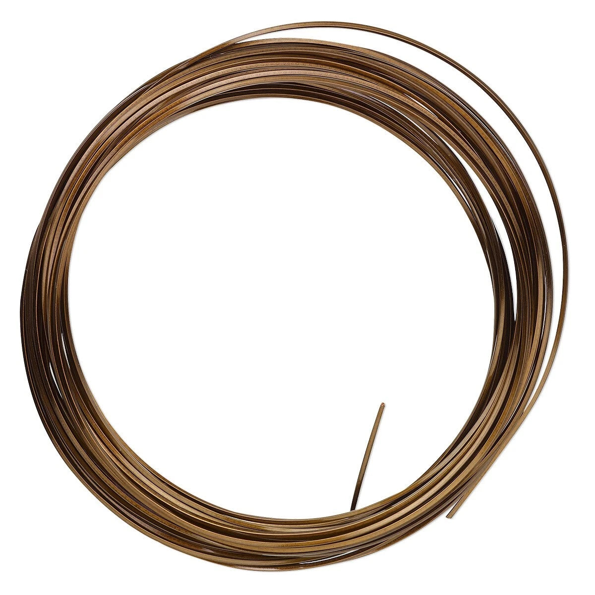 ParaWire Vintage Bronze Square Wrapping Wire, 21 Gauge (1.02mm), 7 yd
