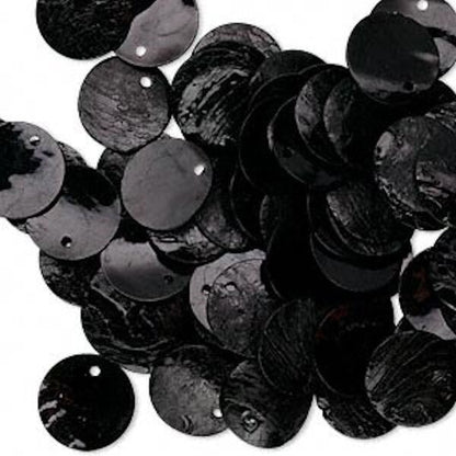 Mussel Shell 10mm Round Coin Drop Charms, 100 pcs
