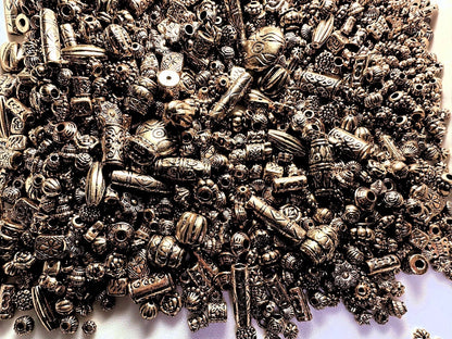 Aztec Bead Mix, Antiqued Copper Acrylic, 250g (approx. 1300 pcs)