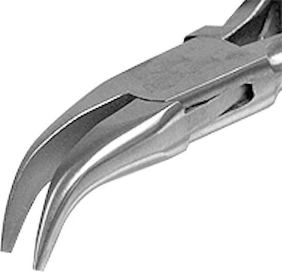 BeadSmith Super Fine Bent Nose Pliers, 5" - Jewelry Making Tool