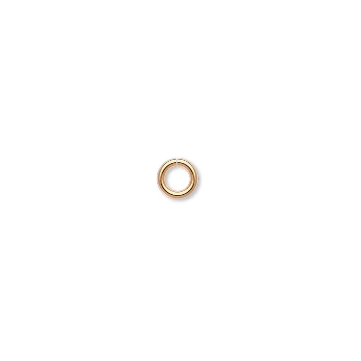 Jump Ring, Gold Plated Brass 20 Gauge 6mm Round, 1440 pcs (10 Gross)