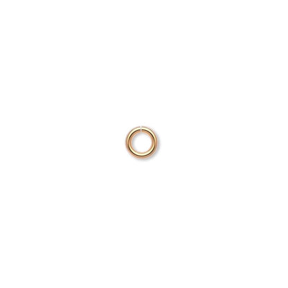 Jump Ring, Gold Plated Brass 20 Gauge 6mm Round, 1440 pcs (10 Gross)