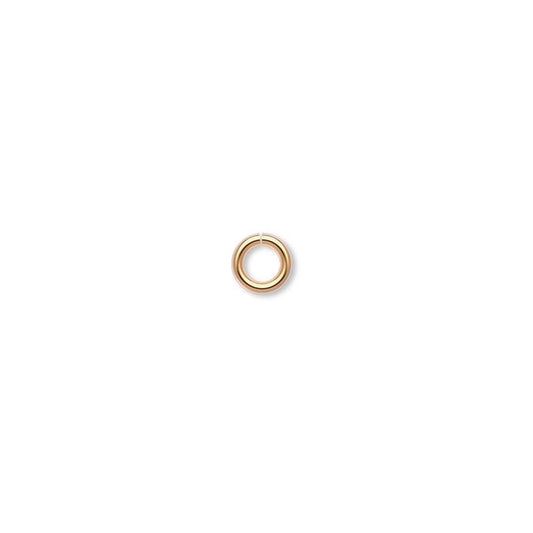 Jump Ring, Gold Plated Brass 20 Gauge 6mm Round, 1440 pcs (10 Gross)