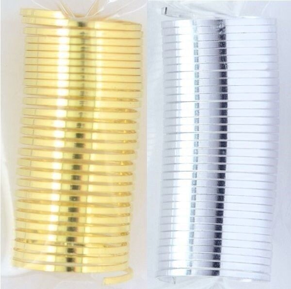 Beadalon Flat Ring Memory Wire 3/4 inch, 30-33 Coils, 0.35 oz