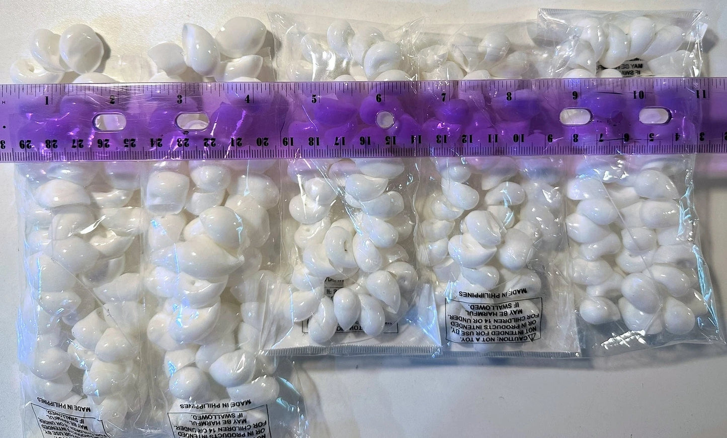 Natural White Moon Sea Shell Beads, 13x8–22x13mm, 1 Strand (approx. 40–68)
