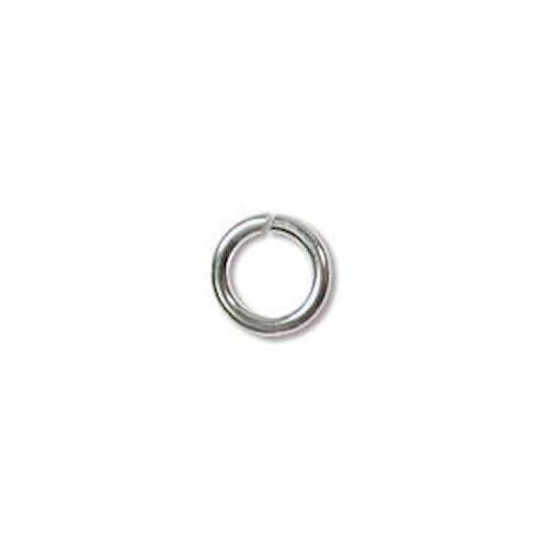 BeadSmith Silver Plated JumpLock Jump Rings - 4mm, 8mm, or 10mm