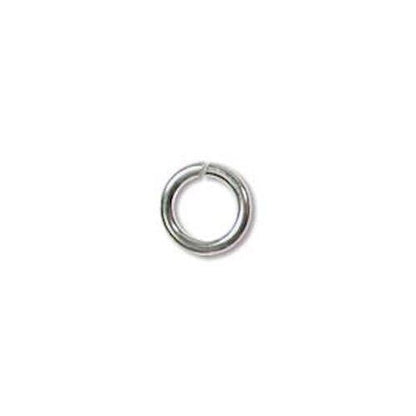 BeadSmith Silver Plated JumpLock Jump Rings - 4mm, 8mm, or 10mm