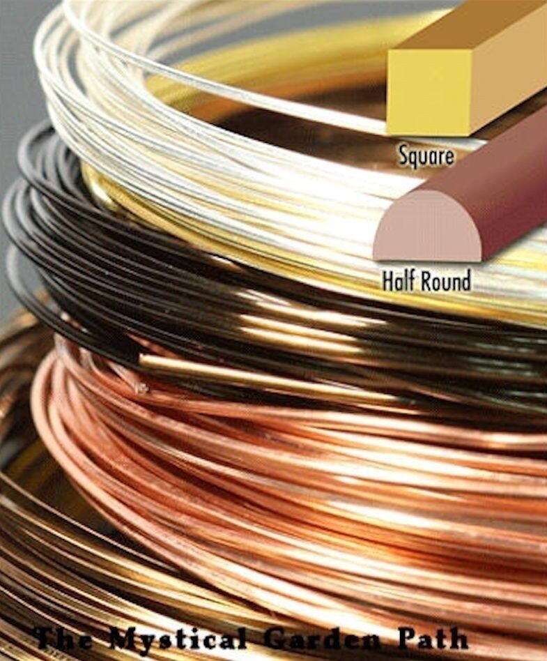 Wire, 4 Yards Silver Plated Non Tarnish 21 Gauge SQUARE Wrapping Wire