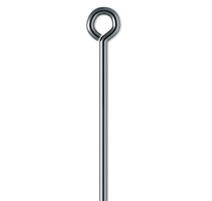Gunmetal Plated Brass Eye Pins, 3 inch, 21 Gauge, 100 pcs