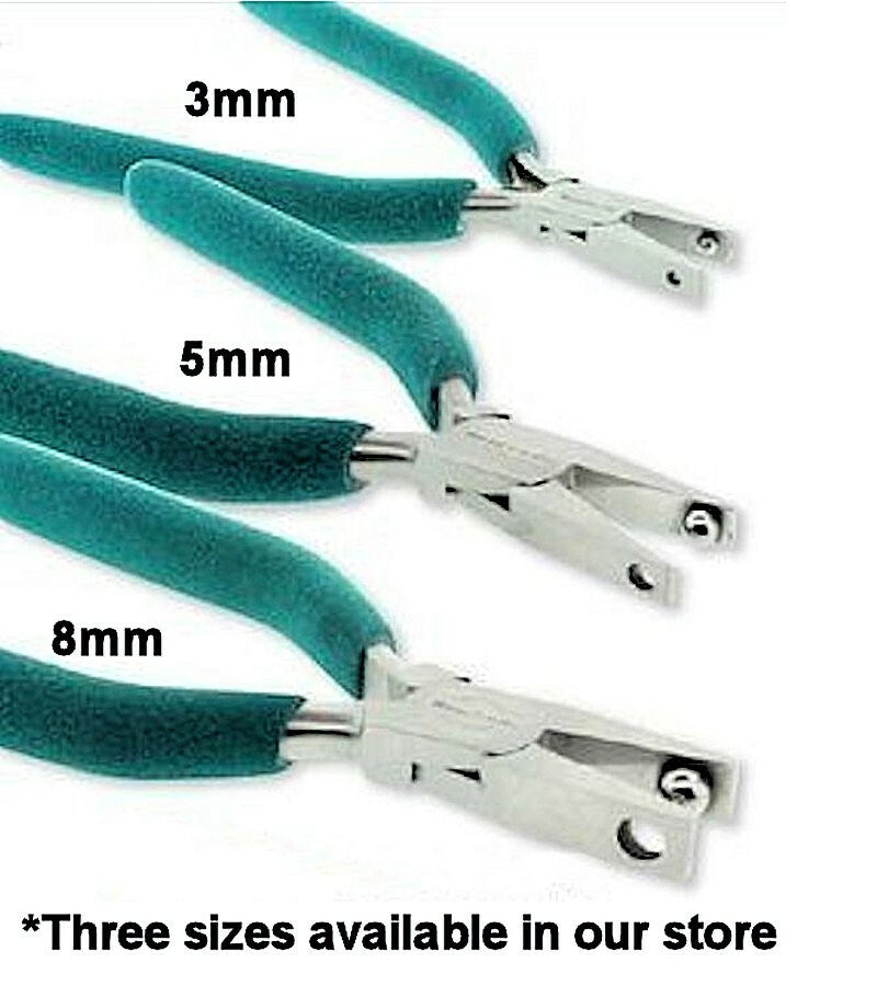 BeadSmith 5mm Dimple Pliers with Viewfinder for Metal Domes & Indents