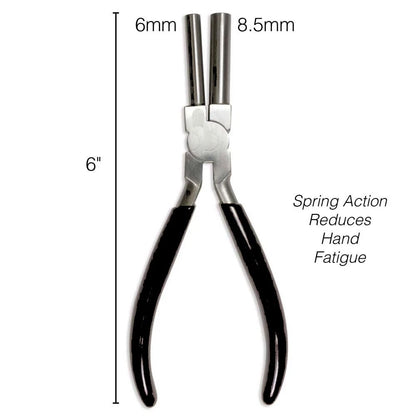 Beadsmith Bail Making & Wire Coiling Pliers, 6mm & 8.5mm