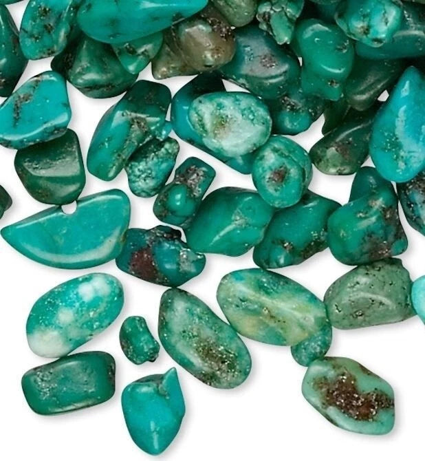 Turquoise Mini Undrilled Inlay Chips 3-7mm – 50g (550-700 pcs)