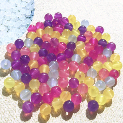 Darice UV Color-Changing Acrylic Round Beads, 8mm, 100 pcs