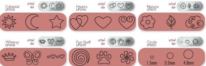 BeadSmith Steel Stamp Punch Set, 3 pcs, Choose Design