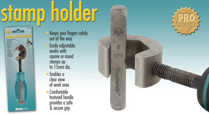 BeadSmith Universal Metal Stamp Holder For Up to 15mm Diameter Stamps