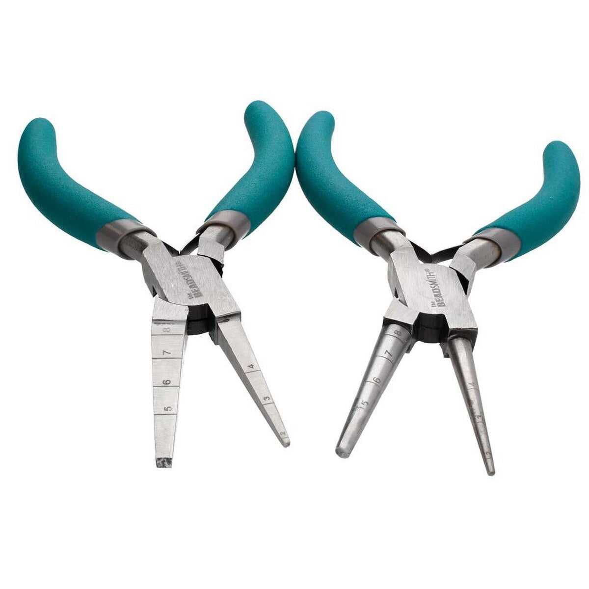 BeadSmith LOOP-RITE ROUND & SQUARE Pliers to Create Loops &  Wraps (Set of 2)