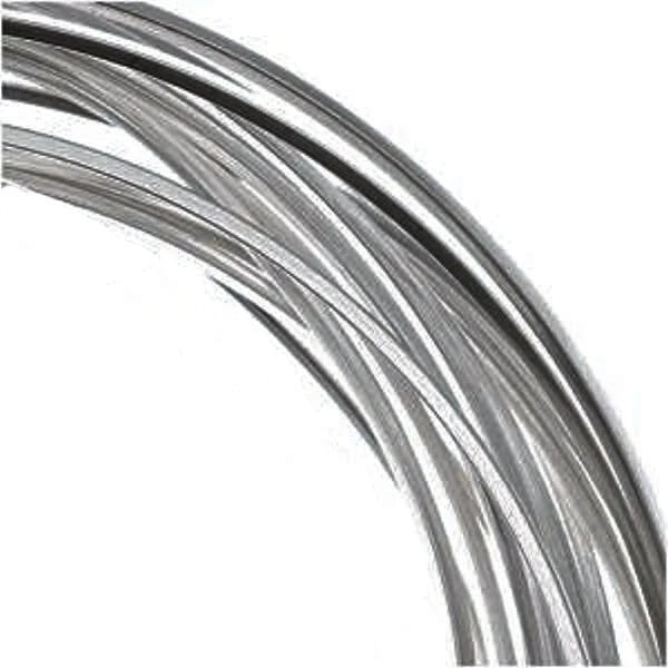 Titanium Square Non-Tarnish Copper Wire, 21 Gauge (0.72mm), 4 Yards