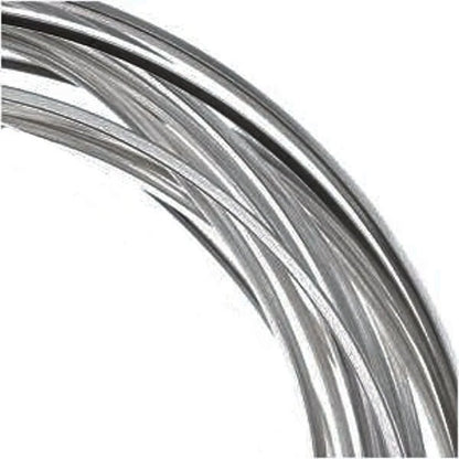 Titanium Square Non-Tarnish Copper Wire, 21 Gauge (0.72mm), 4 Yards