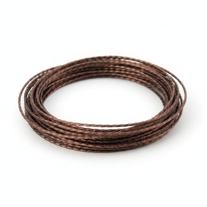 Beadsmith Non-Tarnish Vintage Bronze Twisted Square Wire, 18 Gauge (1.02mm), 8 Feet