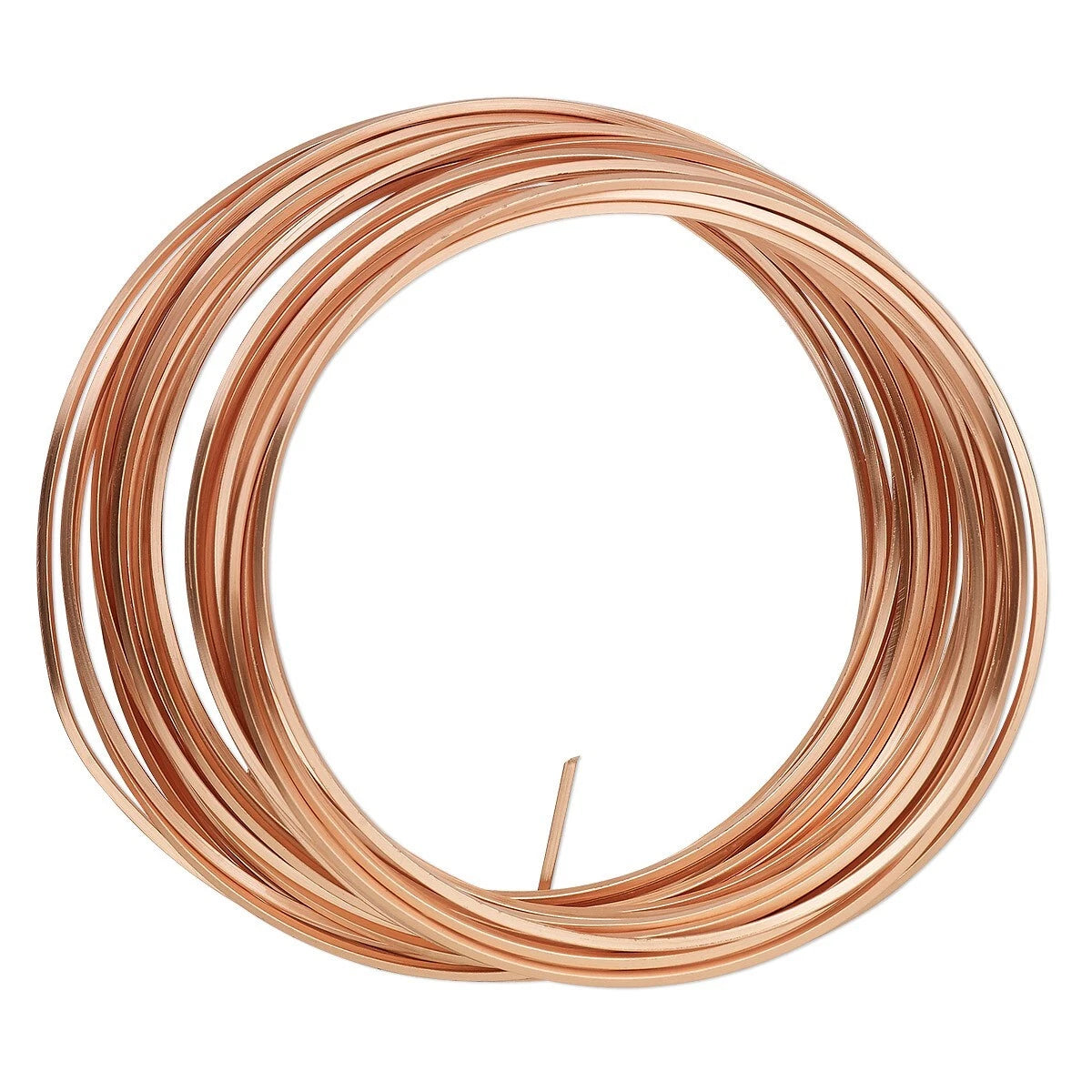 ParaWire Anti-Tarnish Copper Square Wire, 18 Gauge (1.02mm), 7 Yards