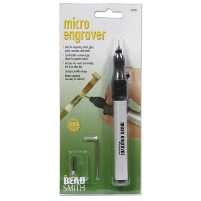BeadSmith Micro Engraver with 2 Diamond Tip Bits, 6-1/2"