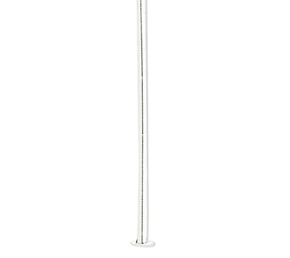 Silver Plated Brass Standard Head Pins, 3" 21 Gauge - Pack of 100