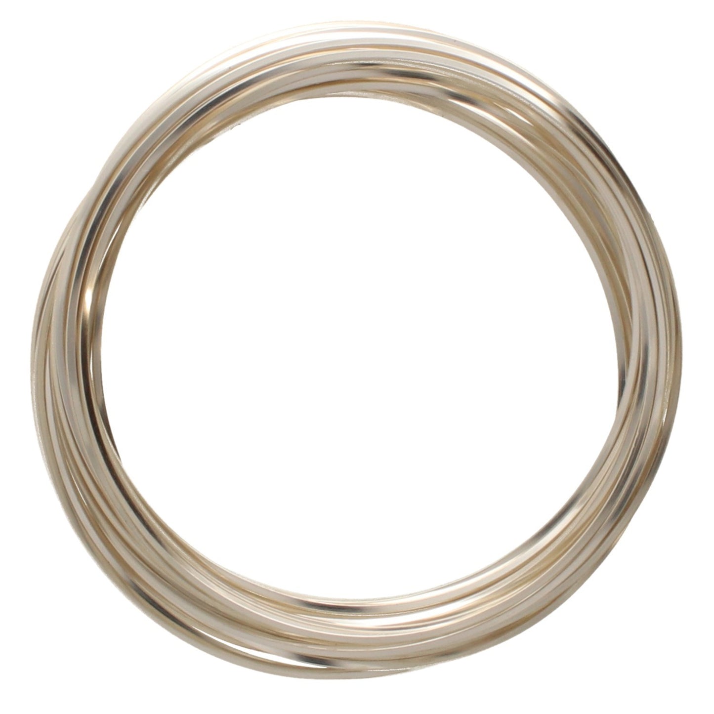 Wire, 4 Yards Silver Plated Non Tarnish 21 Gauge SQUARE Wrapping Wire