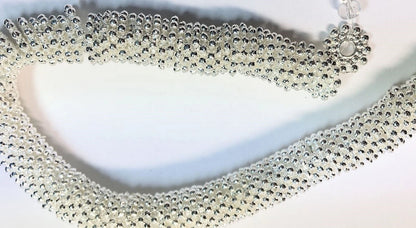 Silver Plated Brass Star Wheel Beads, 9x1mm, 1 Strand (approx. 130)