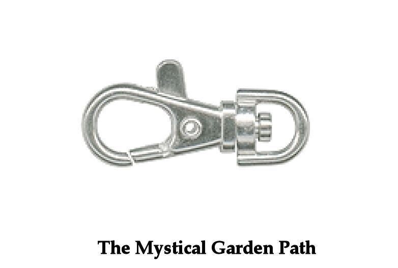 Lobster Claw Swivel Clasp, Imitation Rhodium, 18x39mm, 12 or 100 pcs