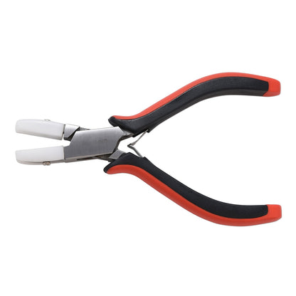 BeadSmith Superfine Ergo Double Nylon Jaw Flat Nose Pliers 5"