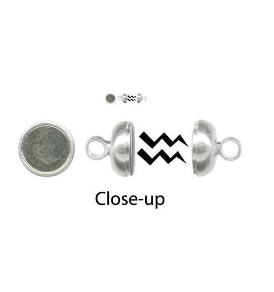 Strong Magnetic Clasps 7x12mm - 12 pcs