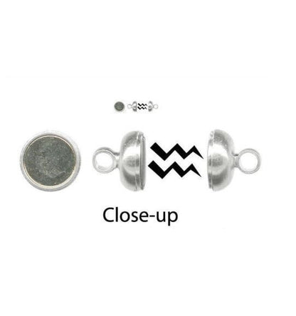 Strong Magnetic Clasps 7x12mm - 12 pcs