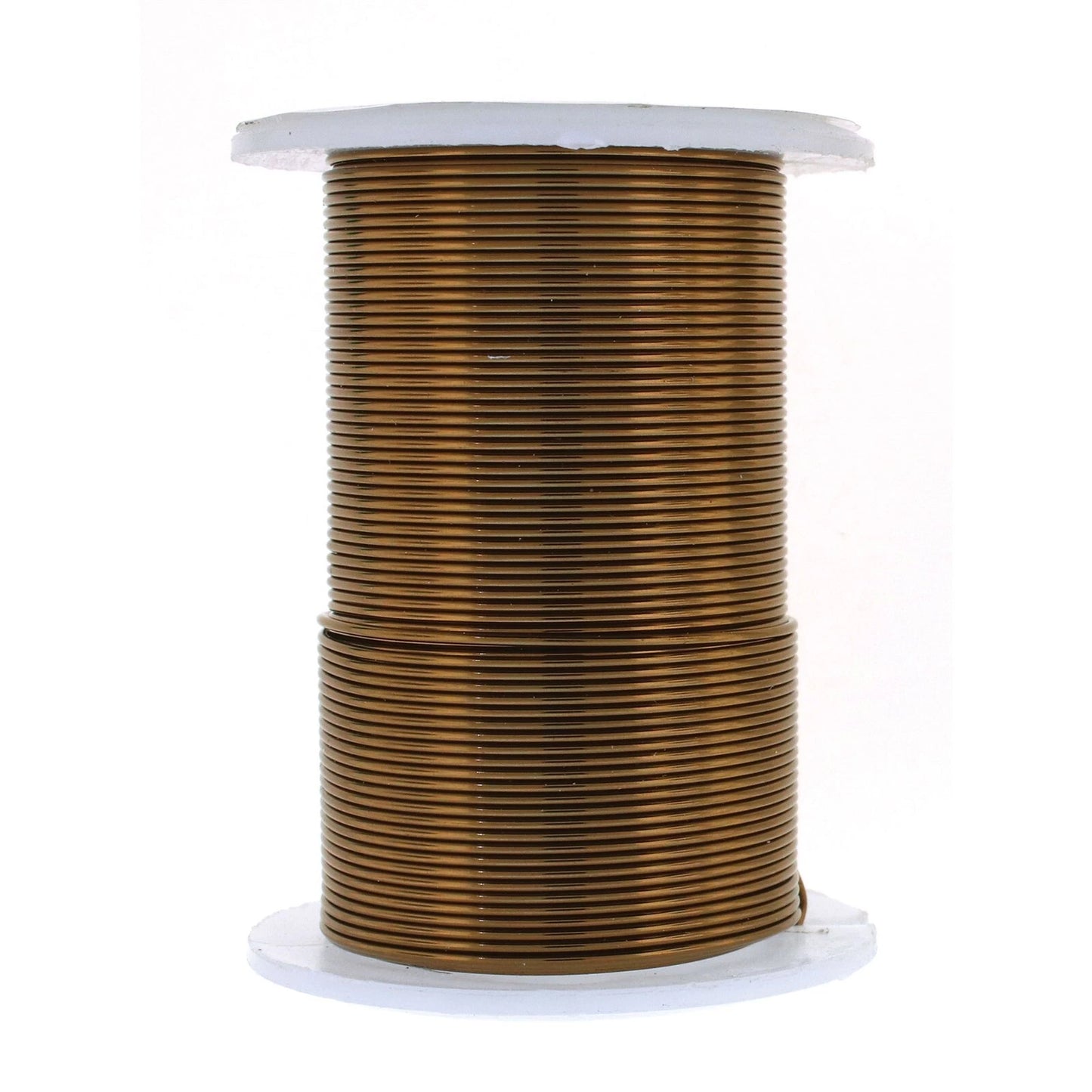 Beadsmith Tarnish Resistant Antique Brass Round Wire, 20 Gauge, 15 Yards