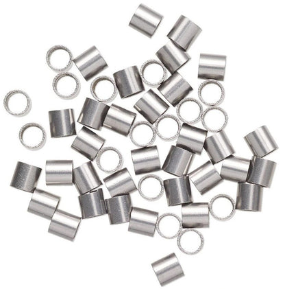 Crimp Tube Beads, Stainless Steel, 3x3mm, 50 pcs