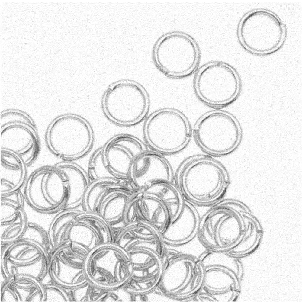 Artistic Wire Silver Chain Maille Jump Rings, 20 Gauge, 3.18mm ID, 560 pcs