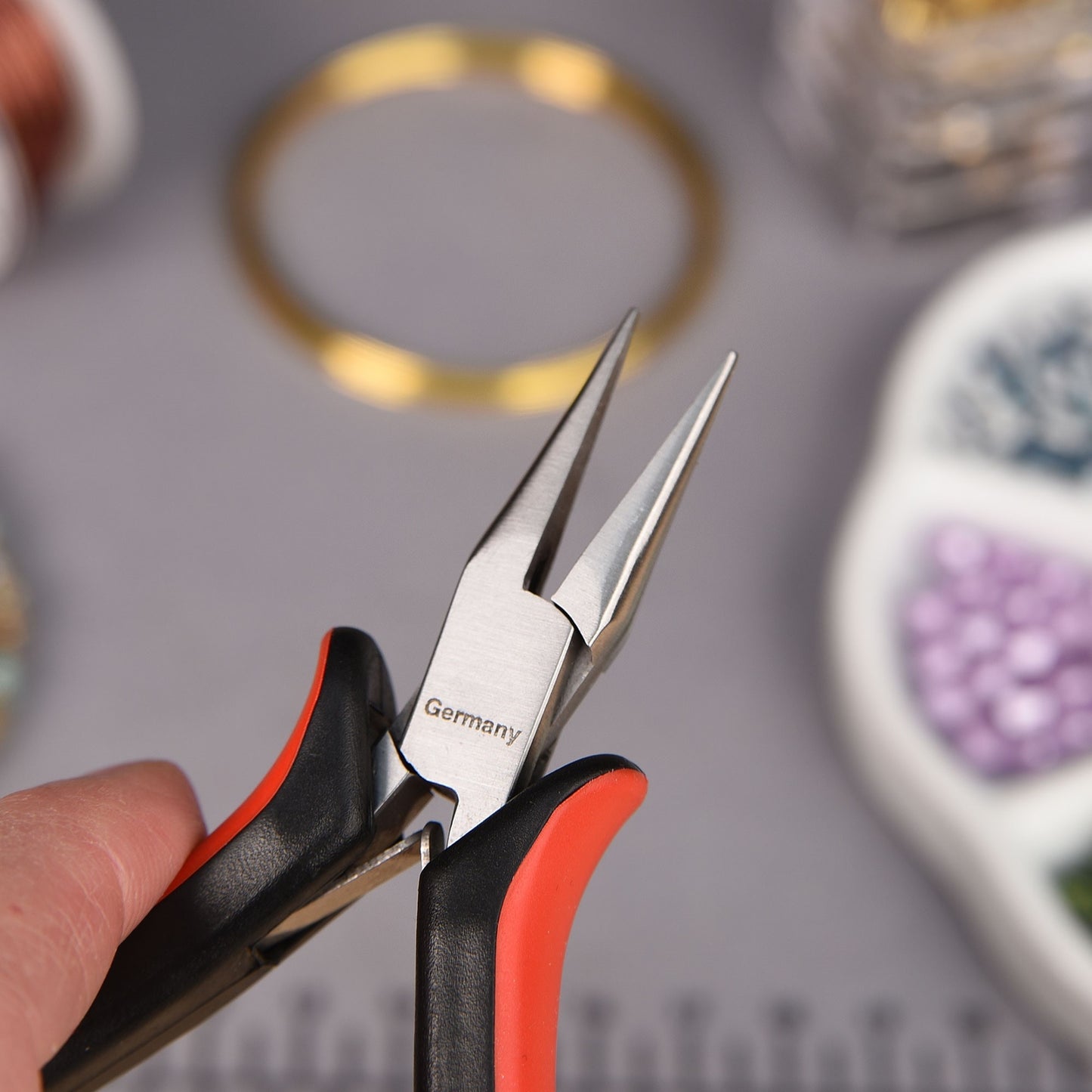 BeadSmith Super Fine Chain Nose Pliers 5"