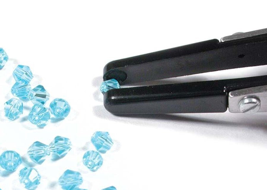 BeadSmith Fiber Indented Tip Tweezers