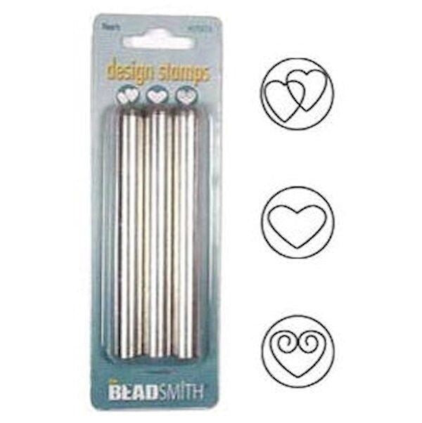 BeadSmith Steel Stamp Punch Set, 3 pcs, Choose Design