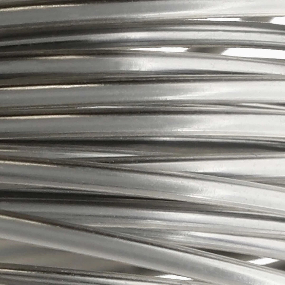 Non-Tarnish Titanium Colored Copper Half Round Wire, 18 Gauge (1.02mm), 4 Yards
