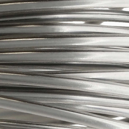 Non-Tarnish Titanium Colored Copper Half Round Wire, 18 Gauge (1.02mm), 4 Yards