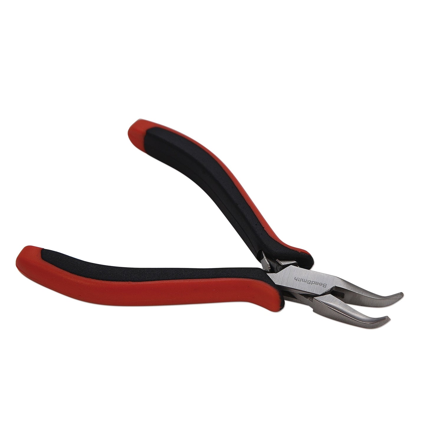 Super Fine Bent Nose Pliers, Ergonomic Grip, 1mm Tip, 5 Inch