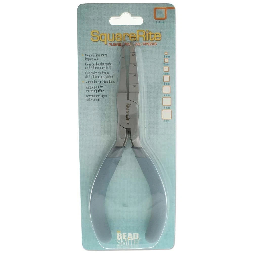 Beadsmith SquareRite Square Looping Pliers, 2–8mm - 1 pc