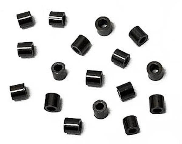 Beadsmith Black Oxide Crimp Tubes, 2.5x2.5mm, 1/2 oz (approx. 250)