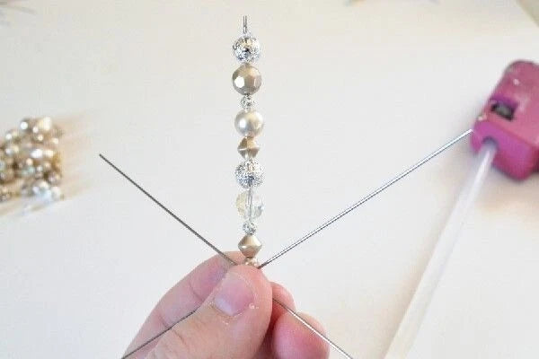 BeadSmith Snowflake Wire Forms, 9 inch, Set of 4