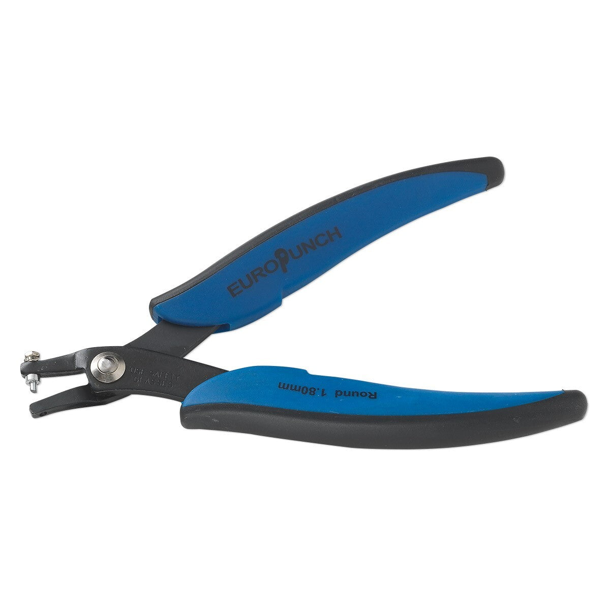 Euro Tool 1.8mm Round Hole Punch Pliers with Replaceable Pin, 5-3/4 inch