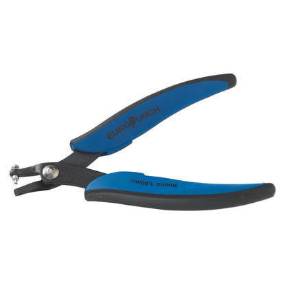 Euro Tool 1.8mm Round Hole Punch Pliers with Replaceable Pin, 5-3/4 inch