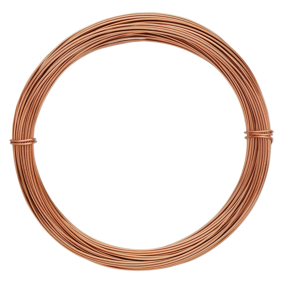 Rose Gold Anodized Aluminum Wire, 20 Gauge (0.8mm), 45 Feet